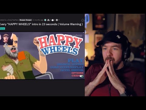 Every Happy Wheels Intro in 23 Seconds