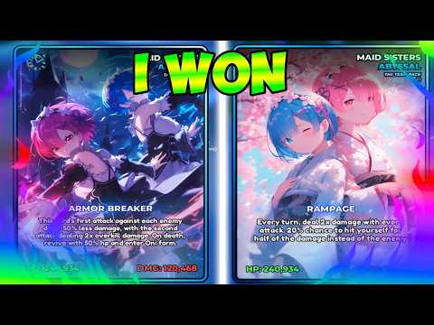 I GOT THE #1 CARD IN ANIME CARD CHRONICLES* Abyssal Maid Sisters