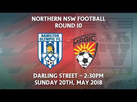 2018 NNSWF NPL Round 10 - Hamilton Olympic FC v Broadmeadow Magic FC