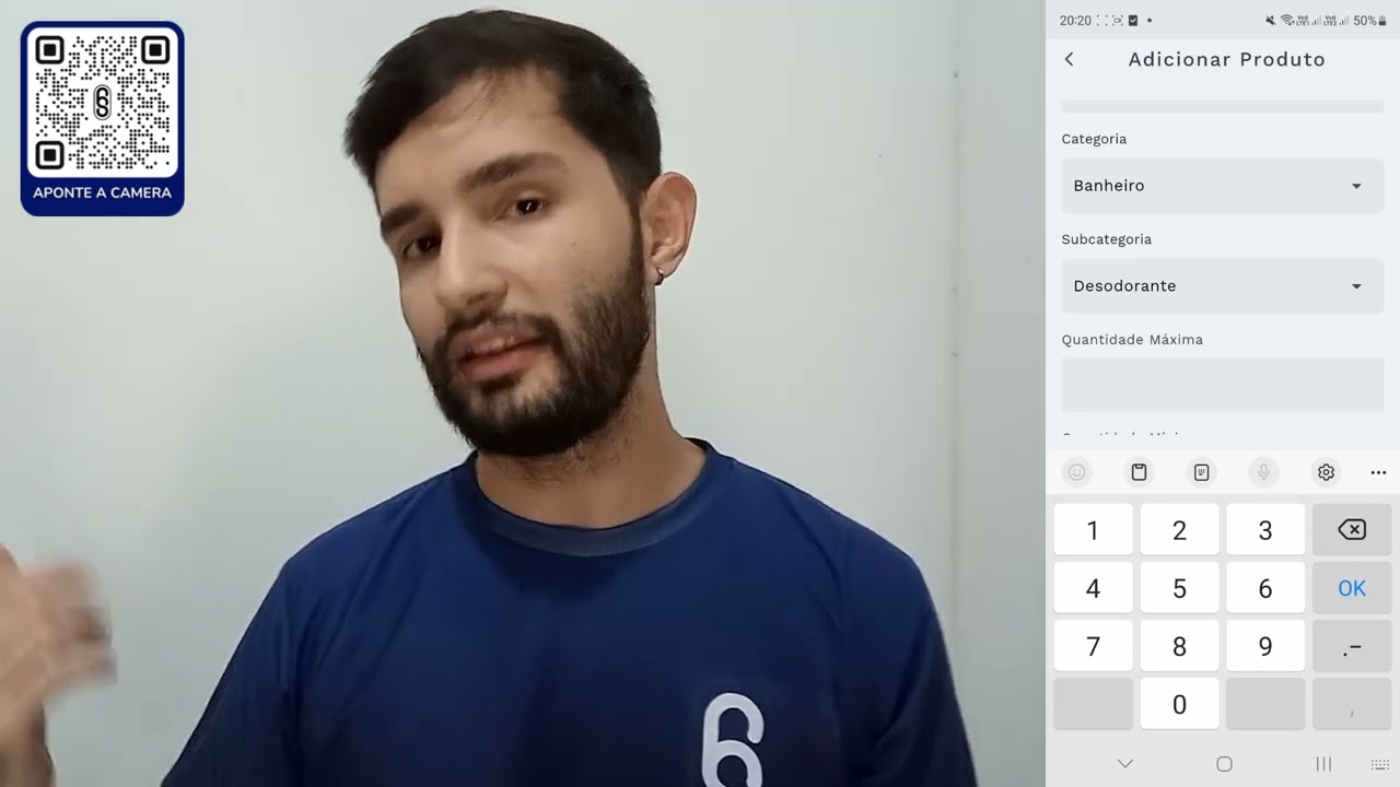 Assistir vídeo demonstrativo RAF Systems — cadastro de produtos pelo celular