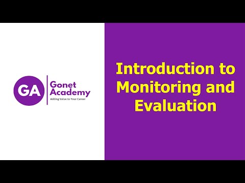 Lesson 1.1 Definitions and Importance of M&E