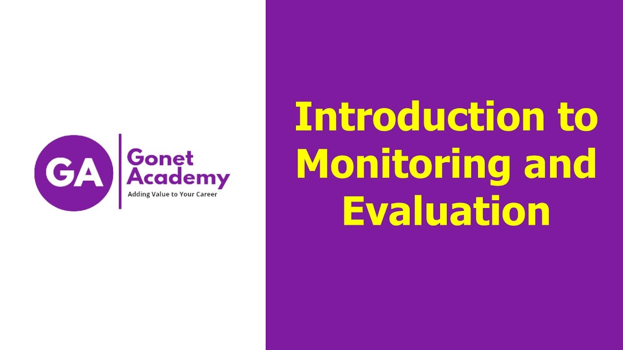 Lesson 1.1 Definitions and Importance of M&E