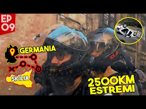 VIAGGIO FOLLE IN COPPIA! DALLA SICILIA ALLA GERMANIA IN MOTO IN 2
