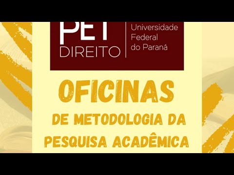 Oficinas de metodologia da pesquisa acadêmica - O que é metodologia e pesquisa?
