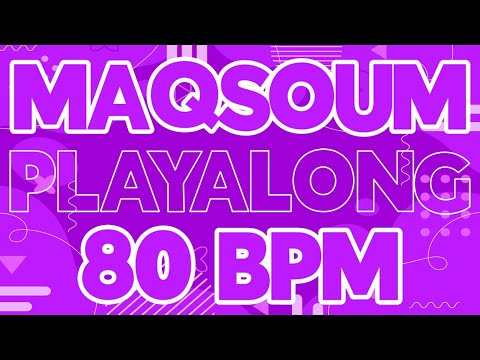 Master the Maqsoum Rhythm (80bpm Play-Along) | Frame Drum & Darbuka Practice Drills