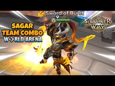 Sagar Team Combo in World Arena Ep. 5 - Summoners War