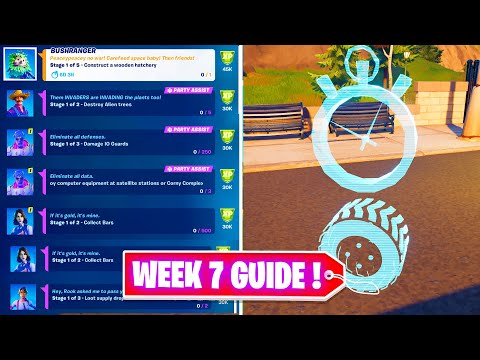 All Week 7 Epic Quests / Challenges Fortnite Chapter 2 Season 7