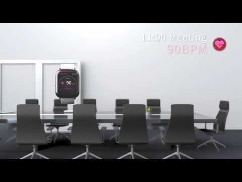 24/7 heart rate monitoring | Zepp E smartwatch