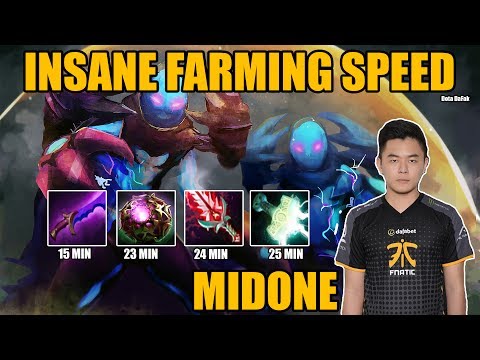MidOne INSANE FARMING ARC WARDEN 1062 GPM - Dota 2