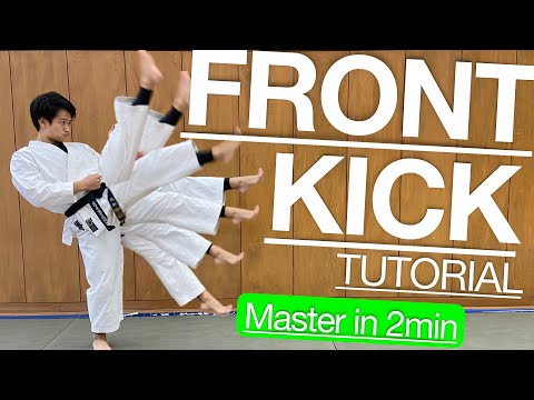 【KARATE TUTORIAL】 Basics & Practice Drill of Mae Geri Explained!