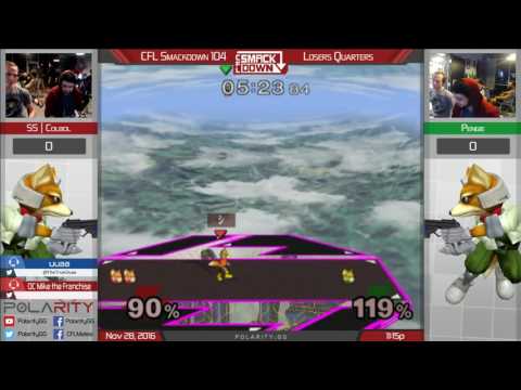 CFL Smackdown 104 Melee - SS Colbol (Fox) vs Pengie (Green) - Losers Quarters