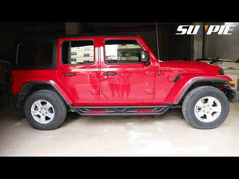 How to Install Sunpie Side Steps on a Jeep wrangler JK or Jeep Wrangler JL?