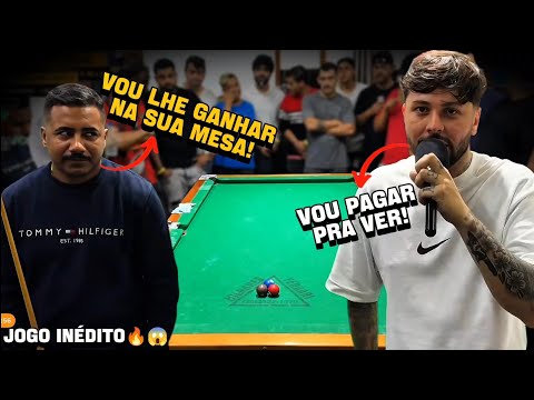 INÉDITO🔥😨 - MAYCON DE TEIXEIRA X FELIPINHO - EM UM JOGO CHEIO DE SURPRESAS. #sinuca 