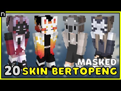 SKIN MINECRAFT BERTOPENG - MASK MINECRAFT SKINS (BOY...