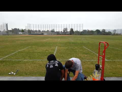 Water Rocket Launch With CO2
