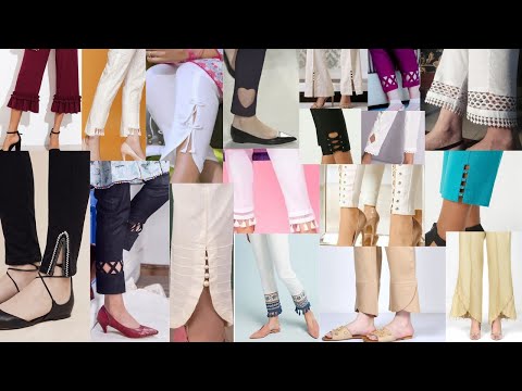 Beautiful and trendy Trousers/salwar pants bottom designs |