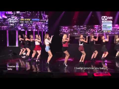 【HD繁中字】140904 SISTAR - I Swear @ M! Countdown