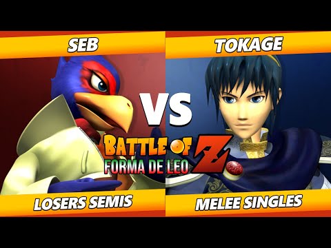 Battle of Z Losers Semis - Seb (Falco) Vs. Tokage (Marth) Smash Melee Tournament