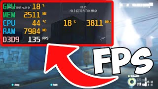 How to monitor Frame rate in any Games [Show in-game FPS]