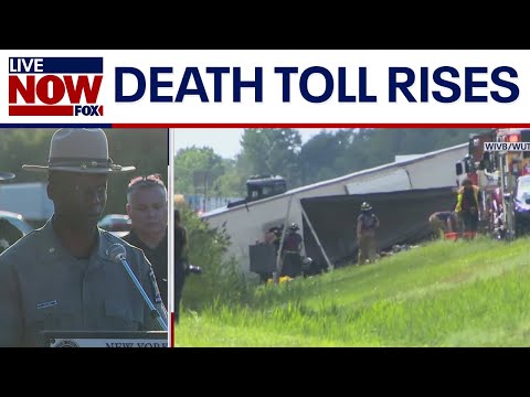 Video | Update: At least 5 dead in New York tour bus crash, no children | LiveNOW from FOX