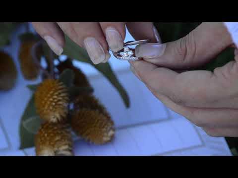 Round Cluster Contour Channel Set Anniversary Ring Wrap - TwoBirch TB-WRAP-0077-WG-J