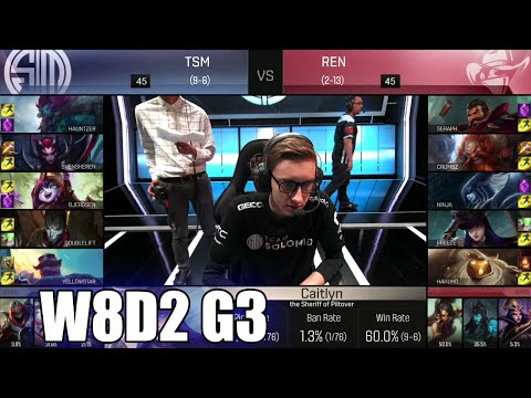 TSM vs Renegades | Week 8 Day 2 S6 NA LCS Spring 2016 | TSM vs REN G2 W8D2 1080p