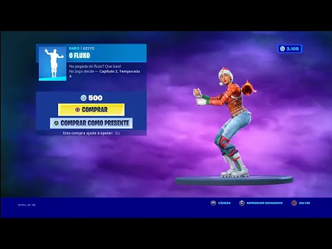 "NOVA DANÇA O FLUXO" LOJA DE ITENS DE HOJE { 27 de outubro } - Fortnite Pt/Br