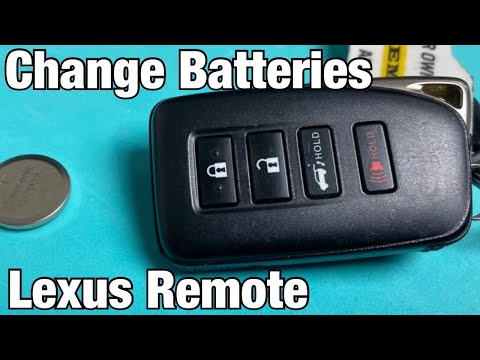 Lexus Remote Key Fob: How to Change Batteries