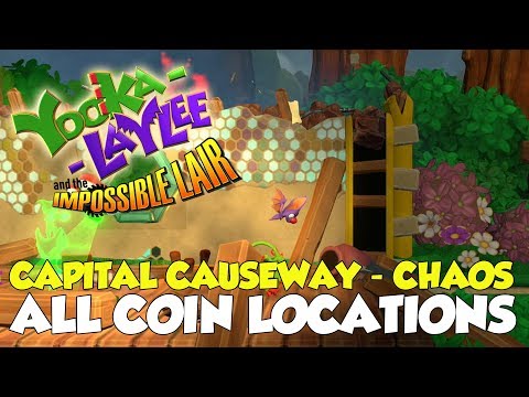 Yooka-Laylee And The Impossible Lair Capital Causeway - Chaos All Coin Locations