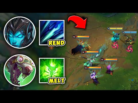 WE RAN THE STACKING DEATH COMP AND PRESS 'E' (SO MUCH DAMAGE) - League of Legends