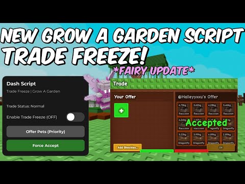 New Grow A Garden Script Trade Freeze | Admin War Event Update 🔊 | Pastebin Link 📜 | Keyless 💥👀 |