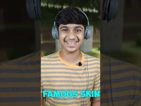 Minecraft top 5 most famous skin in hindi #shorts