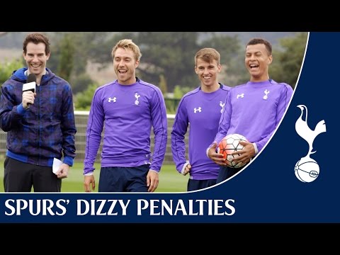 Dizzy Penalty Challenge | feat. Kane, Eriksen, Alli, Winks, Carroll & McGee