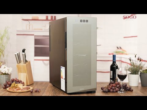 SOGO NEV-SS-21905 VINOTECA PARA 12 BOTELLAS | WINE COOLER 12 BOTTLES 50W