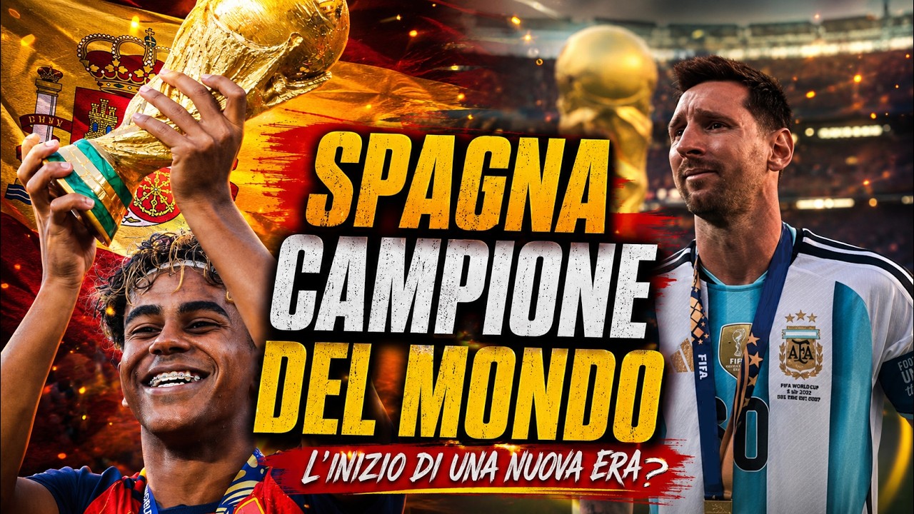 Come la SPAGNA ha VINTO il MONDIALE e sconfitto l'Argentina di Messi tornando CAMPIONE DEL MONDO