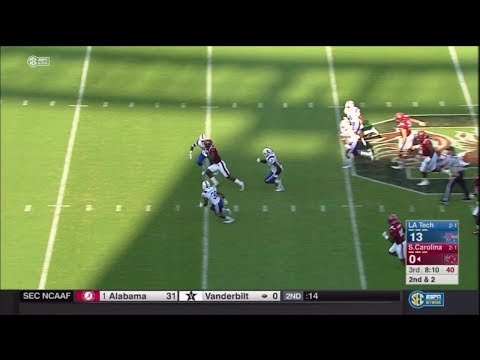 2017 USC vs Louisiana Tech - Bryan Edwards 23 Yd Reception