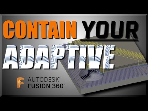 Fusion 360 CAM Tip: How to Contain 2D Adaptive Toolpaths | FF132