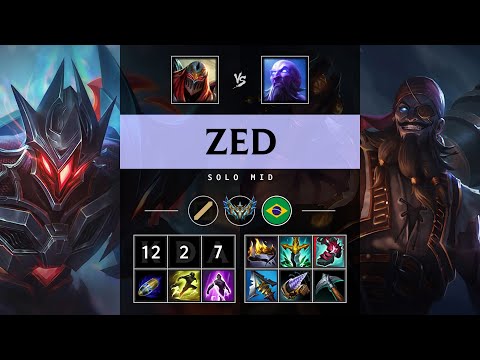 Zed Mid vs Ryze - BR Challenger Patch 25.07