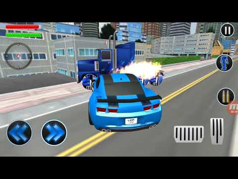 Drone robot transform robot car traforming game Android game play
