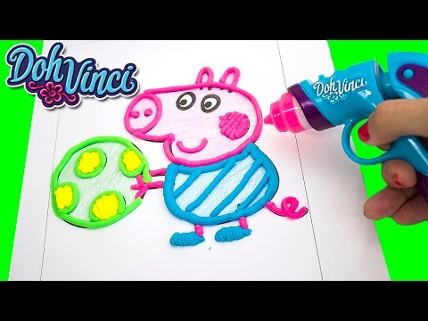 Peppa Pig Play-Doh DohVinci Art Studio Design Peppa Pig with Play Doh Vinci Dibujar con Plastilina