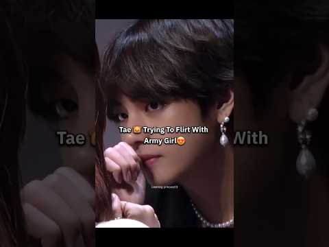 Taehyung flirting with fangirl...😎😏~|| pls like & sub. #btsshorts #shorts #btsedits #btsforever