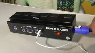 NEW ADJ POW-R BAR65 - USB Hub, USB Charging Station, AC Power & More
