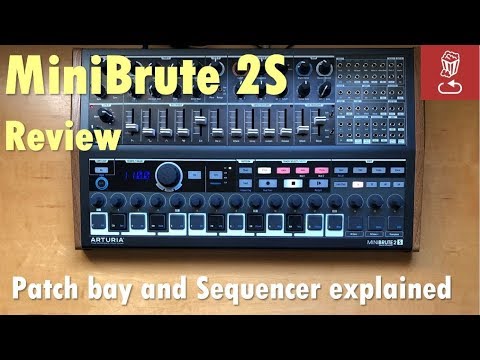 Arturia MiniBrute 2S Desktop Synthesizer 2018 - Present - Black image 10
