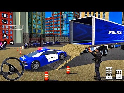 Police Car Transporter Plane - Android Gameplay