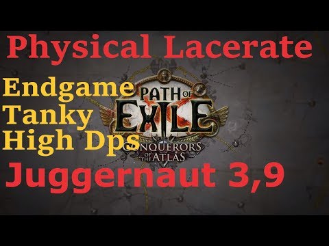 Path Of Exile 3.9, Tier 15 Boss Al-Hezmin The Hunter, Physical Juggernaut Lacerate