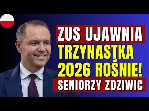 🔥 Trzynastka 2026 WYŻSZA! ZUS ujawnia nowe kwoty – seniorzy będą w szoku