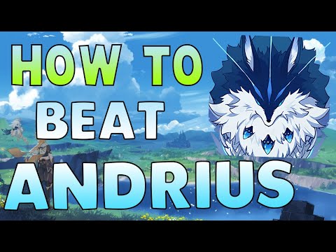 How to EASILY beat Andrius Lupus Boreas in Genshin Impact   Free to Play Friendly!