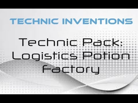 Technic Inventions:Logistics Pipes Potion Factory Tutorial