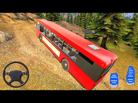 Bus Games：Modern Mountain Bus Driver - Uphill Coach Driving Simulator - Android Gameplay