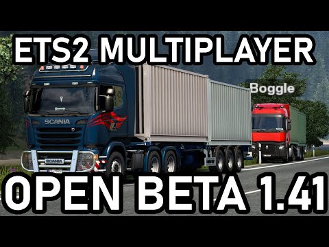 MULTIPLAYER TIMELAPSE | ETS2 1.41 EXPERIMENTAL BETA | TWO SCREENS